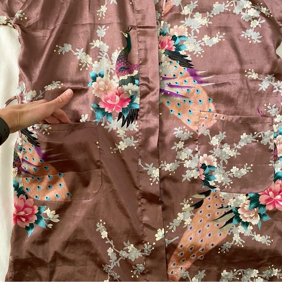 Vintage Old Shanghai Robe (Pink/Purple) - Picture 8 of 9